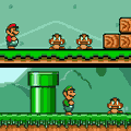 Click here to play the Flash game "Super Mario Brothers: Super Flash Mario Bros."